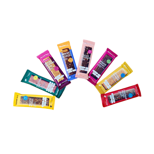 Мікс батончиків 35 гр (8 смаків)