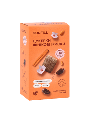 Цукерки «Фінікові іриски»