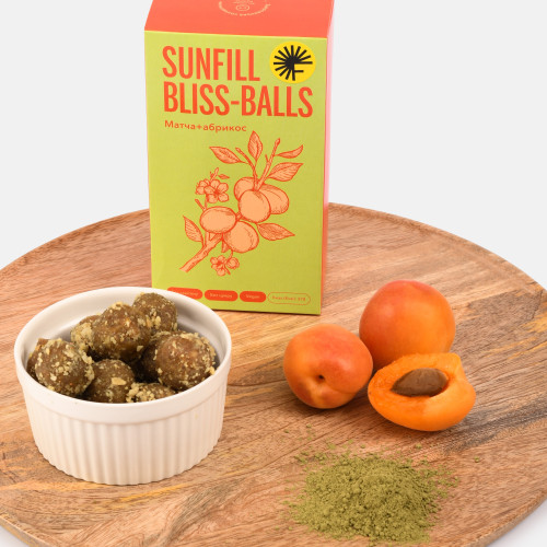 Цукерки Bliss-Balls «Матча+абрикос»