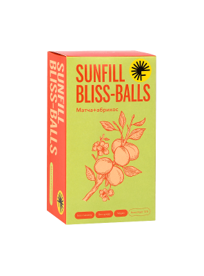Цукерки Bliss-Balls «Матча+абрикос»