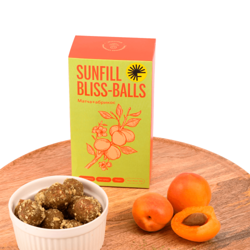 Цукерки Bliss-Balls «Матча+абрикос»