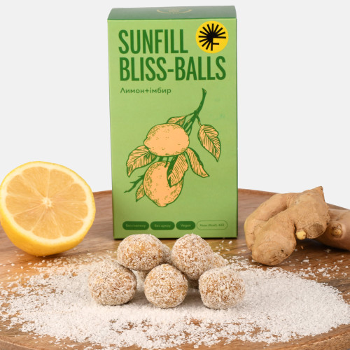 Цукерки Bliss-Balls «Лимон+імбир»