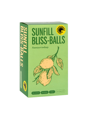 Цукерки Bliss-Balls «Лимон+імбир»