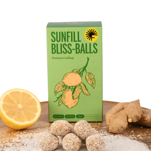 Цукерки Bliss-Balls «Лимон+імбир»