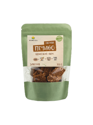 Овочеве печиво з льоном 100 г