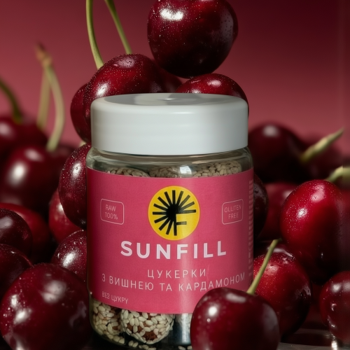 Цукерки з вишнею та кардамоном 160 г