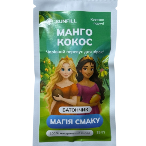 Батончик «Манго-кокос» 33г